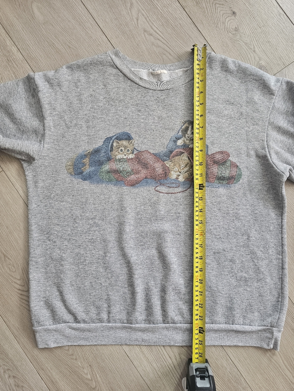 Vintage Carroll Reed Kitten Crewneck Sweater, Large - Picture 11 of 13